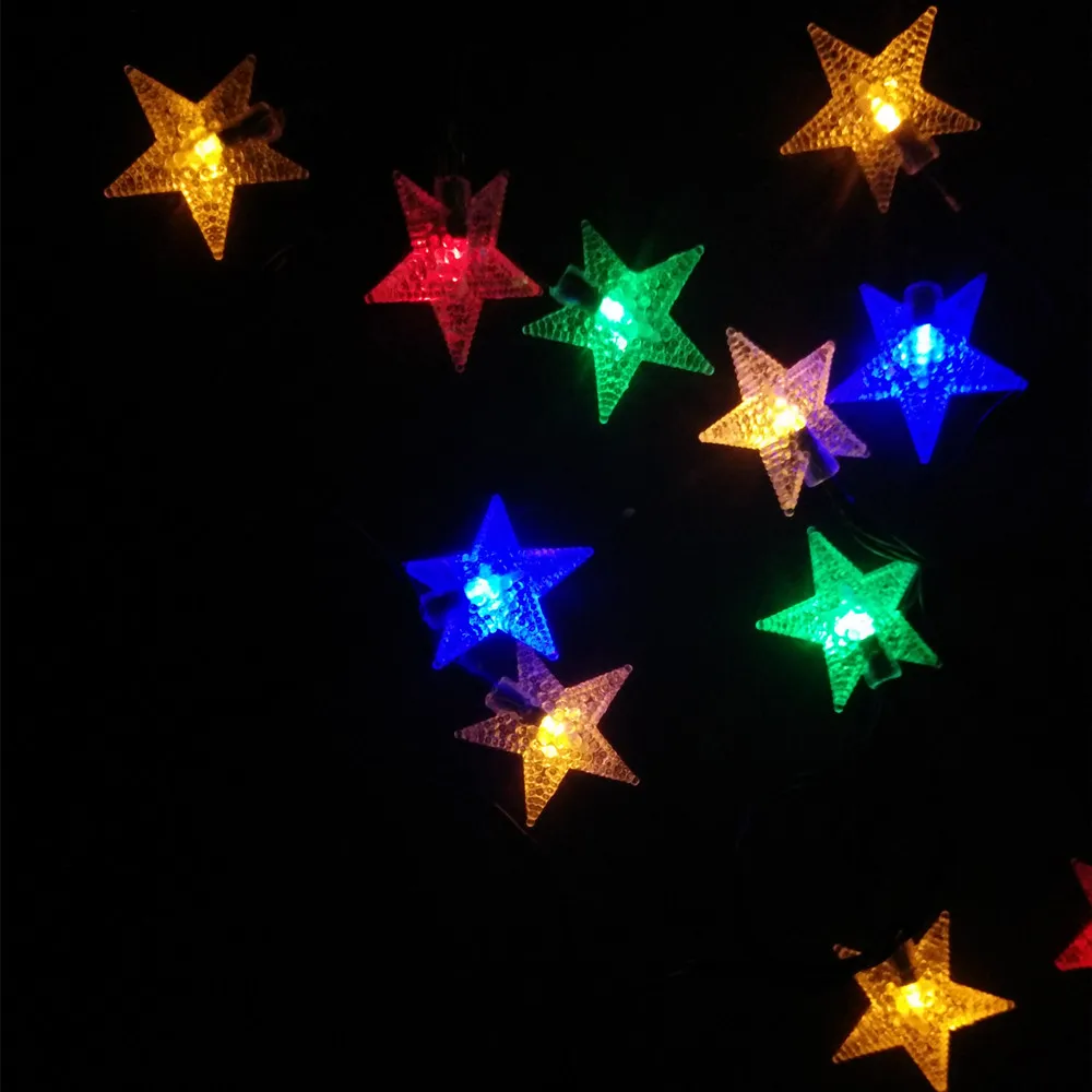 YIYANG Star Light светодиодный водонепроницаемые уличные фонари для праздника, рождественской вечеринки, Новогоднее украшение, Рождественские огни para Exterior
