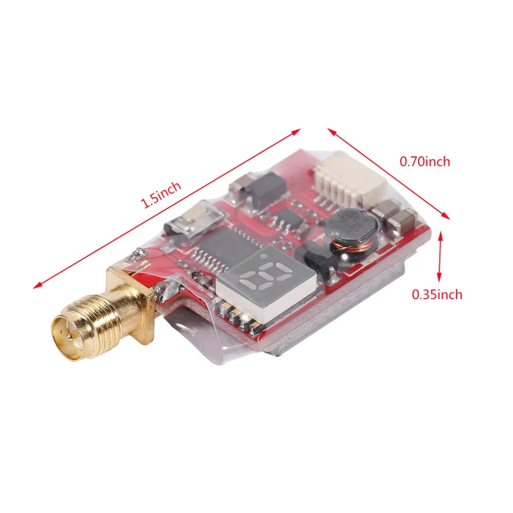 TS5828LS 5 8G Mini 25-600 MW 48CH RP-SMA Регулируемая мощность переключаемый AV беспроводной FPV