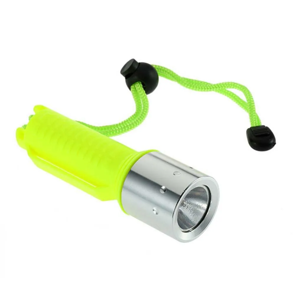 

Waterproof LED Dive Torch Lantern Lighting Underwater Diving Flashlight Torch Diver Lamp Use AAA/18650 battery