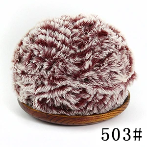 503 Фабрика suzhou huicai on line sales 20 мотков* 50 г/1000 г Упаковка зимняя Пряжа Ручной Вязки меховая пряжа тканый шарф нитки - Цвет: 503