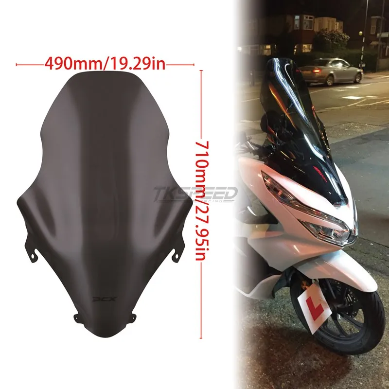 Дефлектор ветрового стекла для мотоцикла ABS Honda pcx 125 PCX125 150 2018 2019|Козырьки от ветра