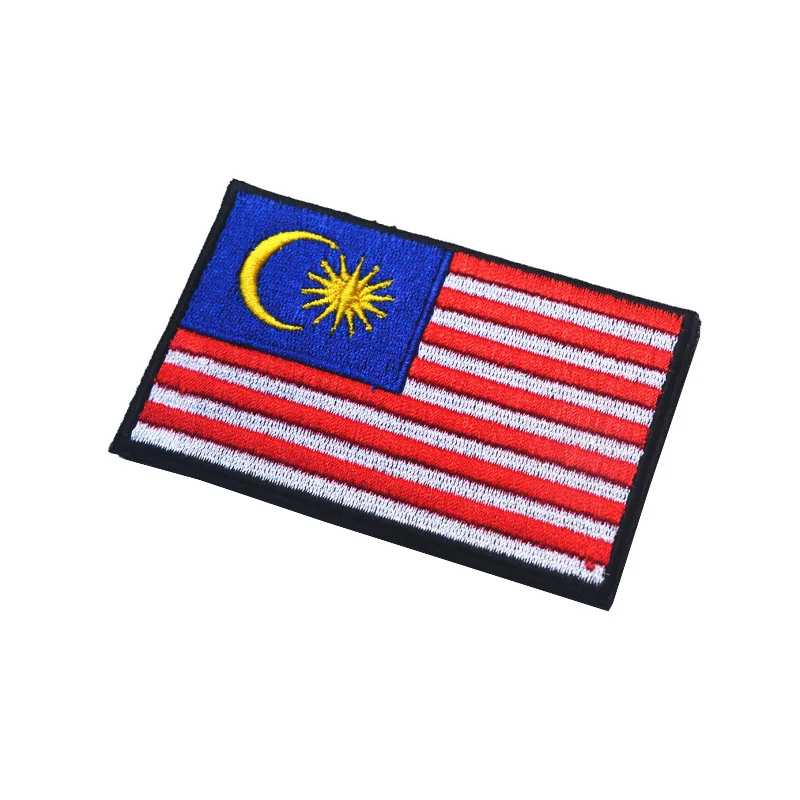 Декоративный Знак для курток и джинсов с вышивкой флага Малайзии|the patch|patches