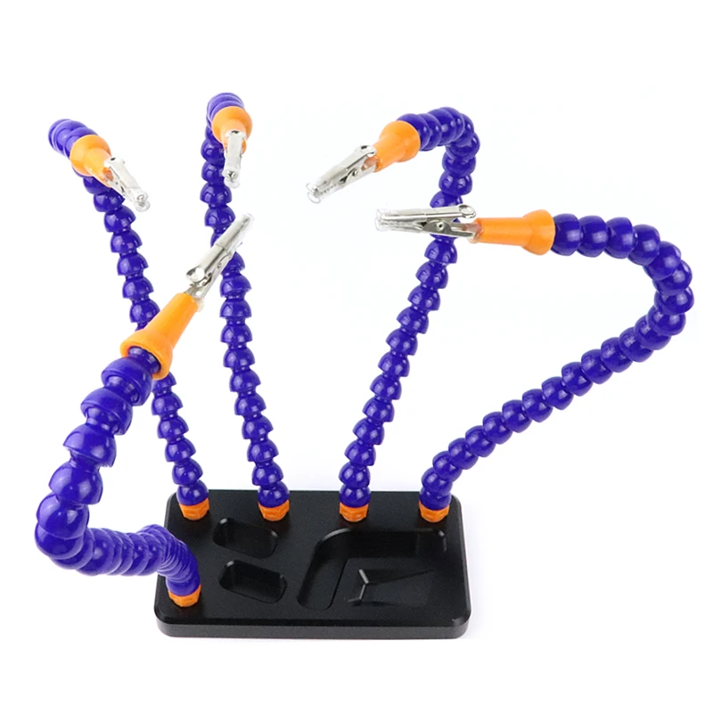 Паяльная станция из алюминиевого сплава 5 шт. гибкий шланг для печатной платы