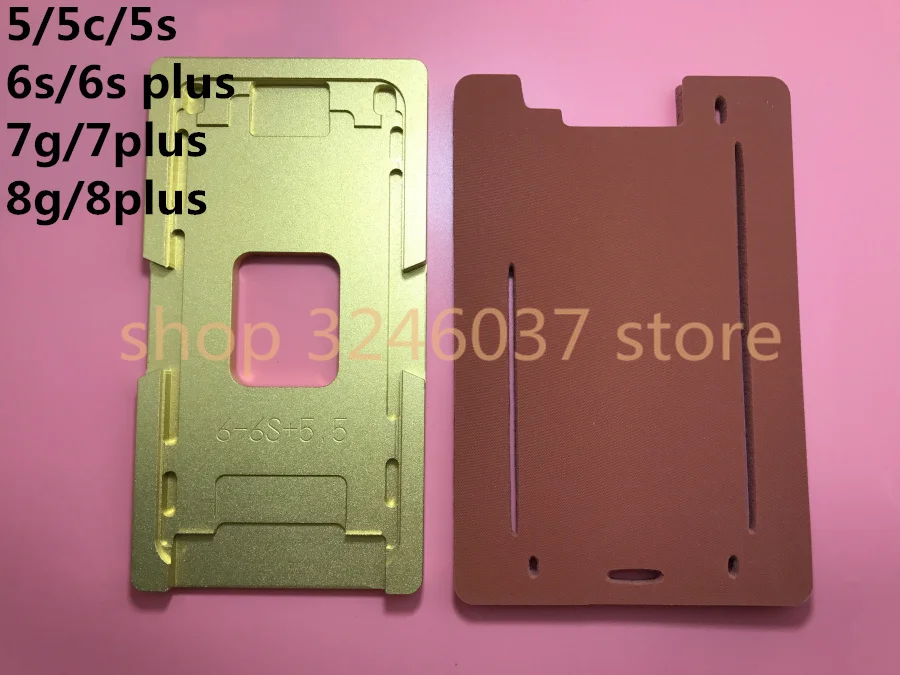 Высококачественная алюминиевая стеклянная рамка формы для iPhone 6/6s 7 8 plus ламинатор