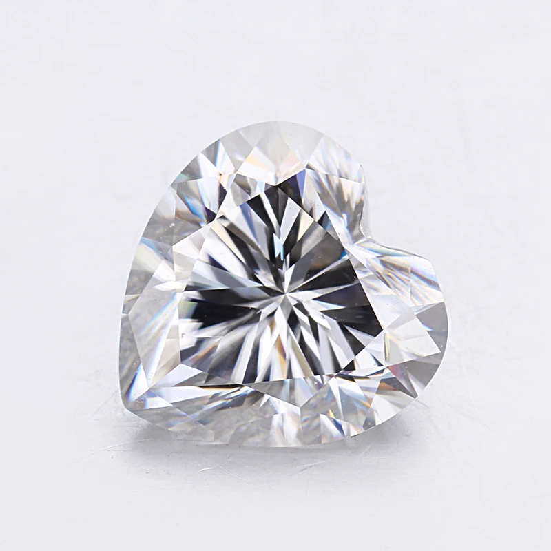 

High Quality EF Color 9x9mm Heart Shape Loose Moissanites stone Gemstone For Jewelry.