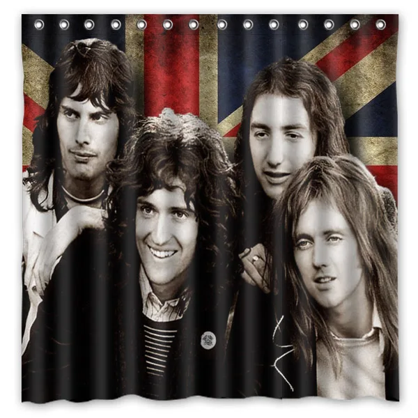 Водонепроницаемая занавеска для душа с крючками королева водостойкая Ванна