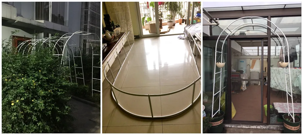 240 см/9" Высота x 140 см/55" Ширина Свадебные украшения металлическая Арка перголы в белый/темно-зеленый фон стенд