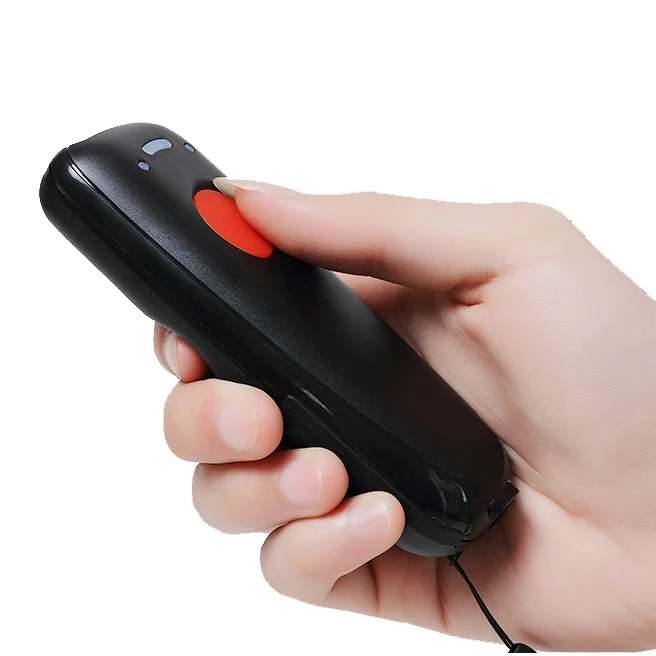 Карманный 1D 2D Bluetooth сканер штрих кодов USB 2 4 ГГц беспроводной считыватель