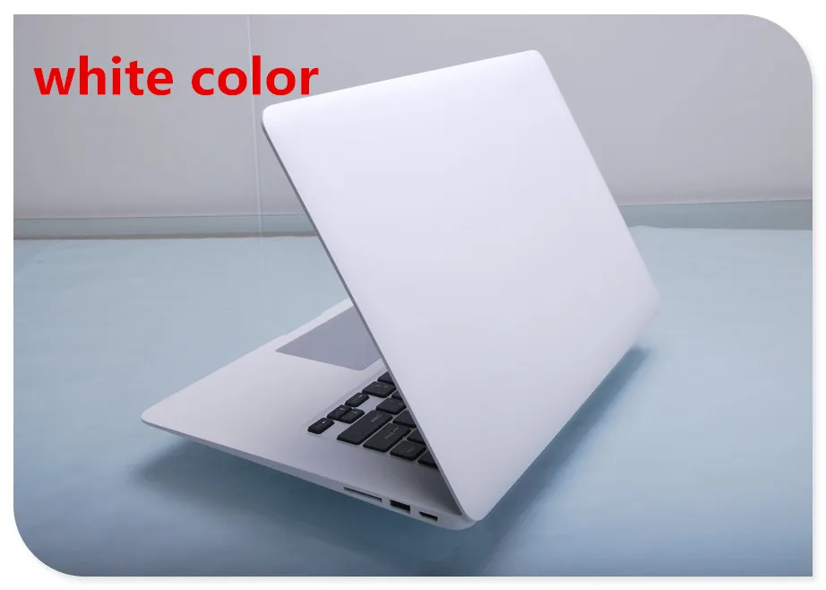 white color GMOLO бренд 1" ультрабук ноутбук 8 ГБ ОЗУ 1000 Гб HDD HD экран Intel pentium четырехъядерный wifi камера компьютер - Цвет: white color