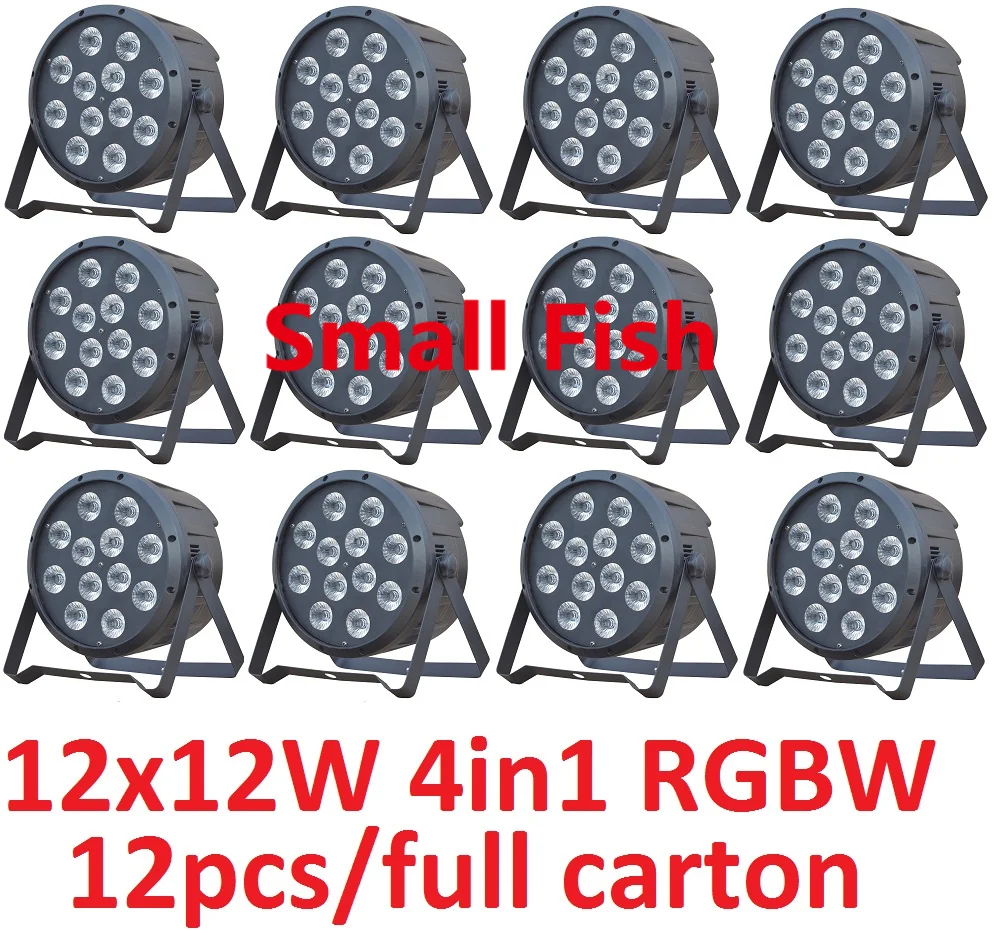 Горячая Распродажа 2019 Led Par Light 12x12W 4in1 RGBW Ультра яркий тонкий плоский может