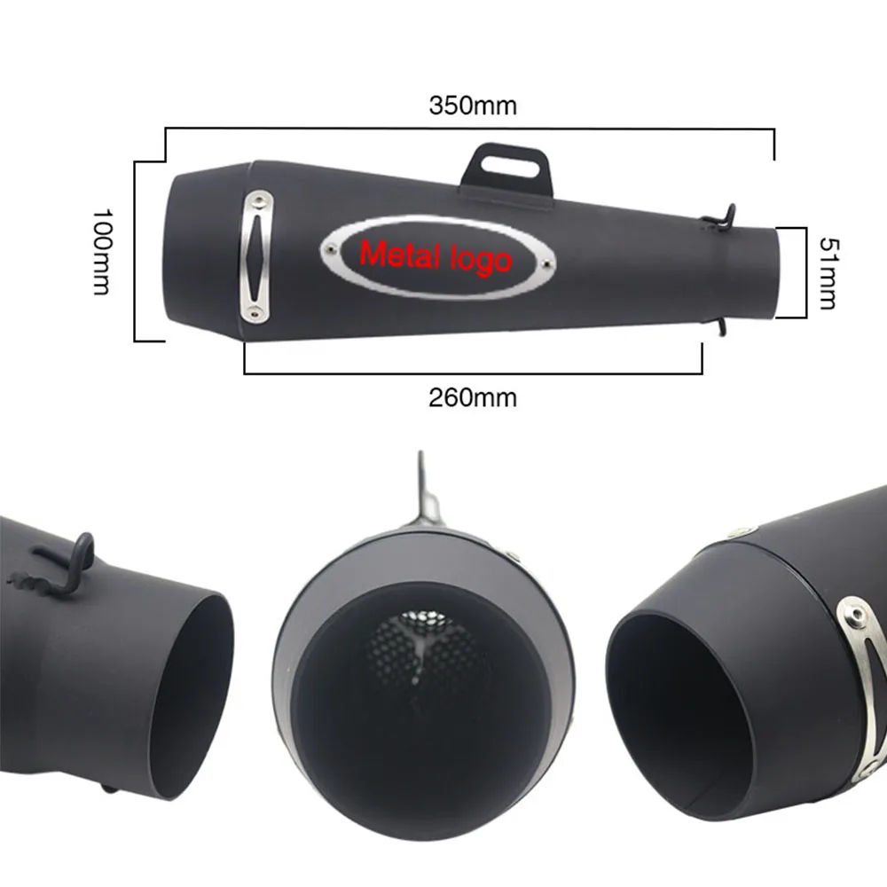 Alconstar-51mm M4 выхлопная труба для мотоцикла GP Глушитель слипон ниндзя ER6N NMAX NC700X