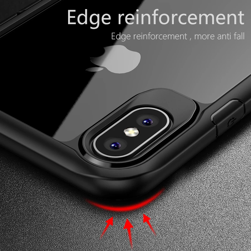 Мягкий акриловый чехол для iPhone 6 s 6s 7 8 Plus X 10 Xs Max XR роскошный силиконовый