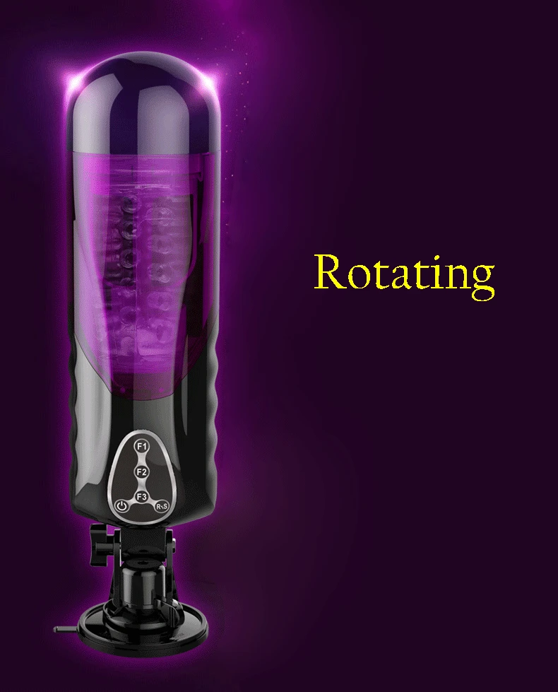 Мужской автоматический мастурбатор вращающийся Телескопический минет