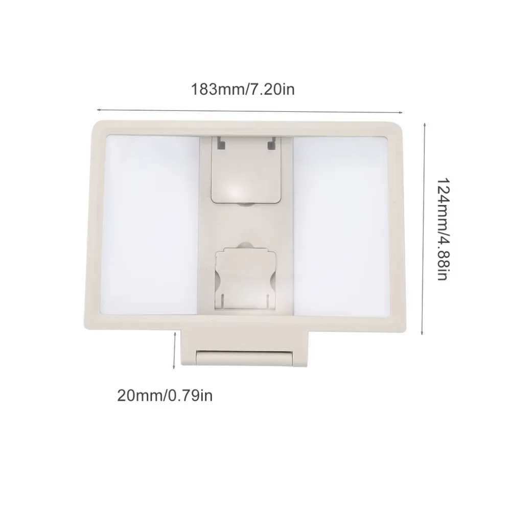 Складной для мобильного увеличитель экрана телефона 3D видео сотовый телефон