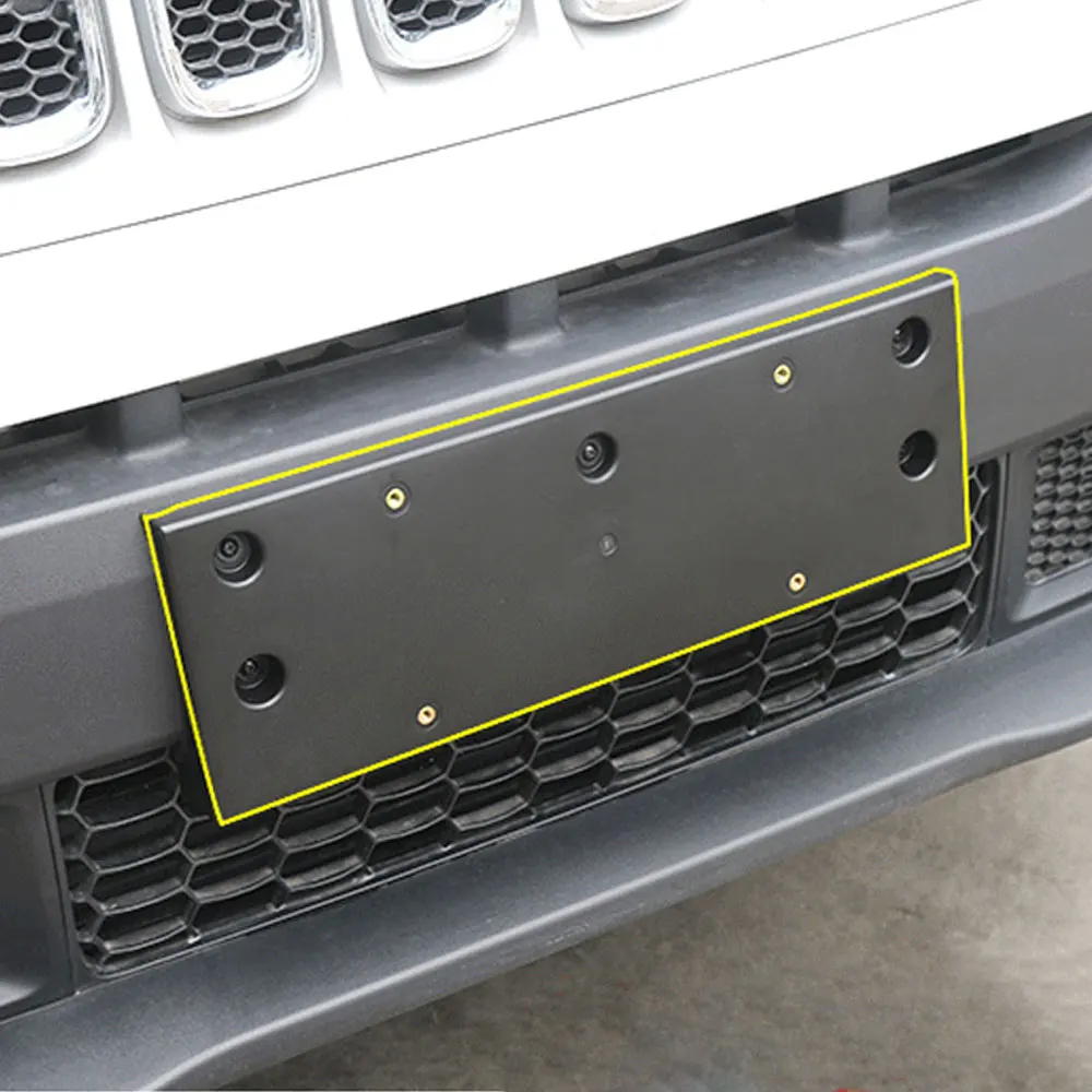 Авто ABS пластик автомобильный передний бампер номерной знак держатель рамки