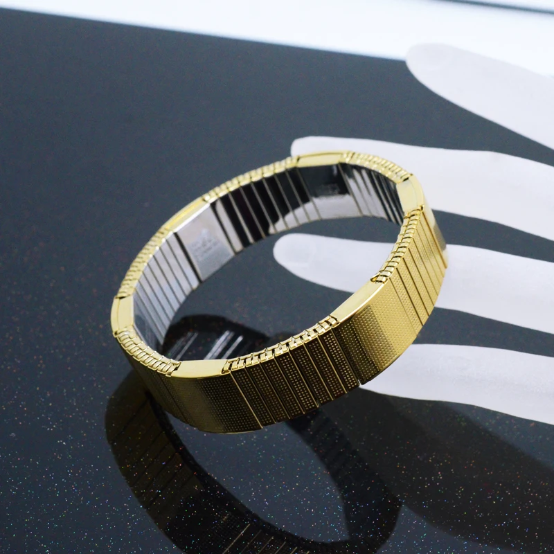 Модный магнитный браслет из эластичной ленты Vivari Подарочный женский и для