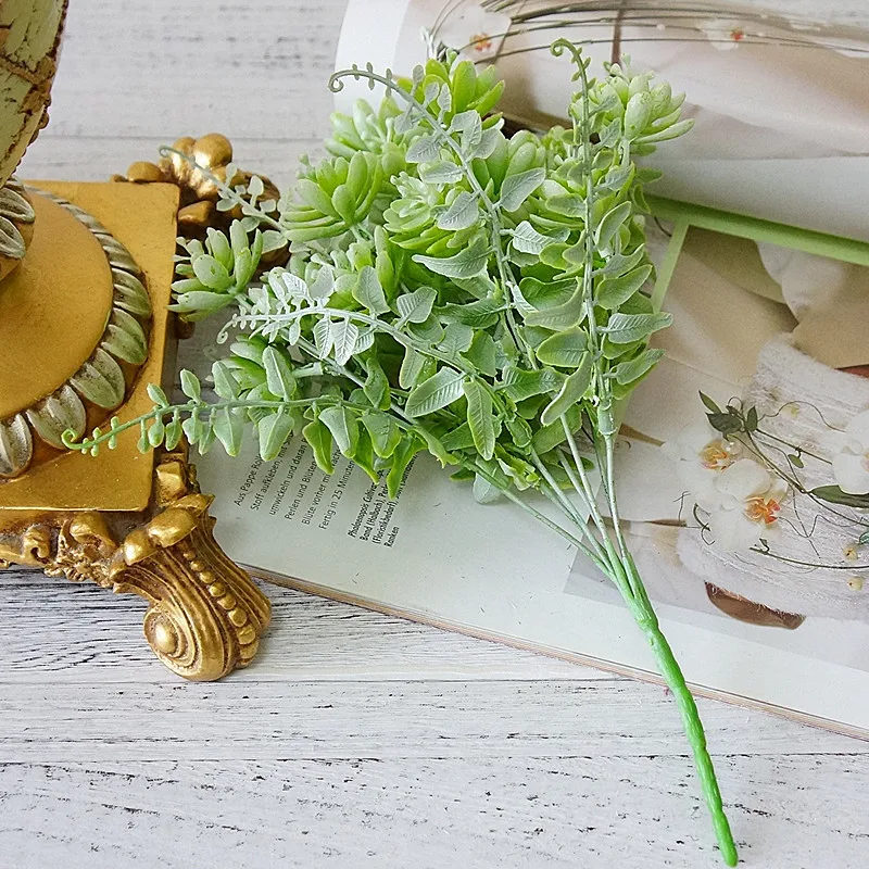 New Plastic lotus Succulent plants artificial DIY suculentas artificiais wedding decoration plant flores fake flowers wreath | Дом и сад