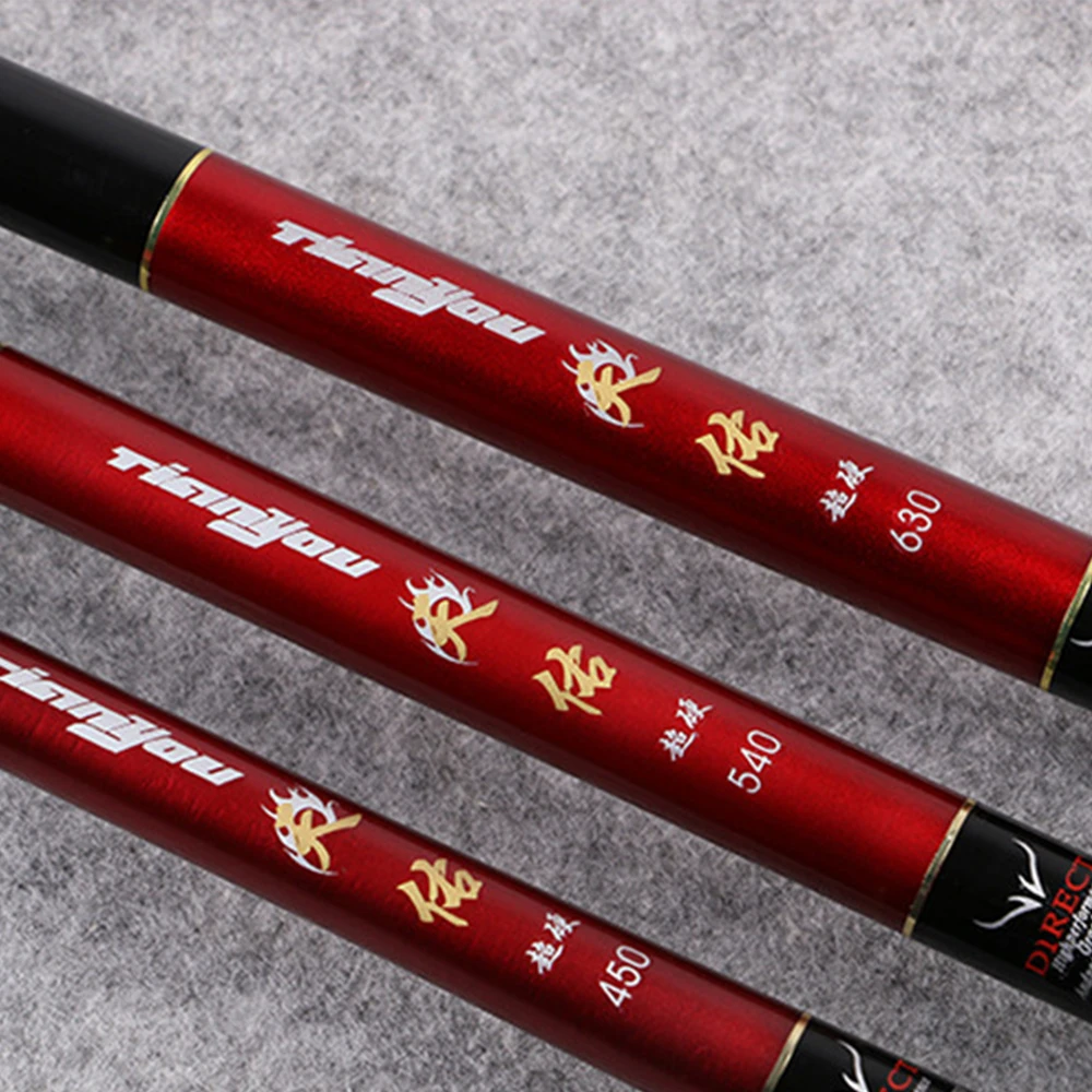 2019 NEW High Quality Telescopic Fishing Rod Super Light Hard 3.6m/4.5m/5.4m/6.3m/7.2m Carbon Fiber Hand Pole for Carp | Спорт и