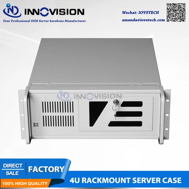 High-stable Industrial computer case RC4U5012 4U rack mount chassis
