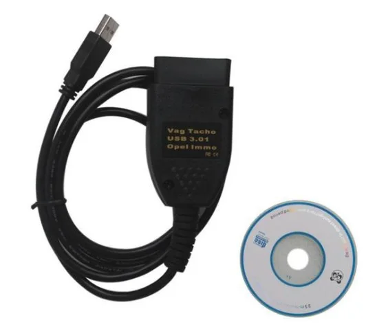 Vag tacho usb 3 01 + Opel Подушка безопасности Immo сканер OBD/OBD2 высшее качество для читателя