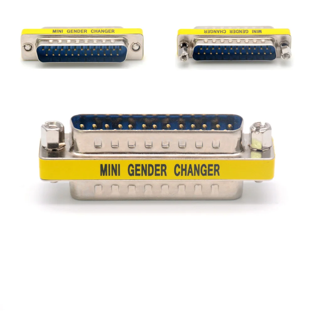 Общий M DB25 Mini Gender Changer серийный кабель Расширенный адаптер 25 Pin папа M/M minitype
