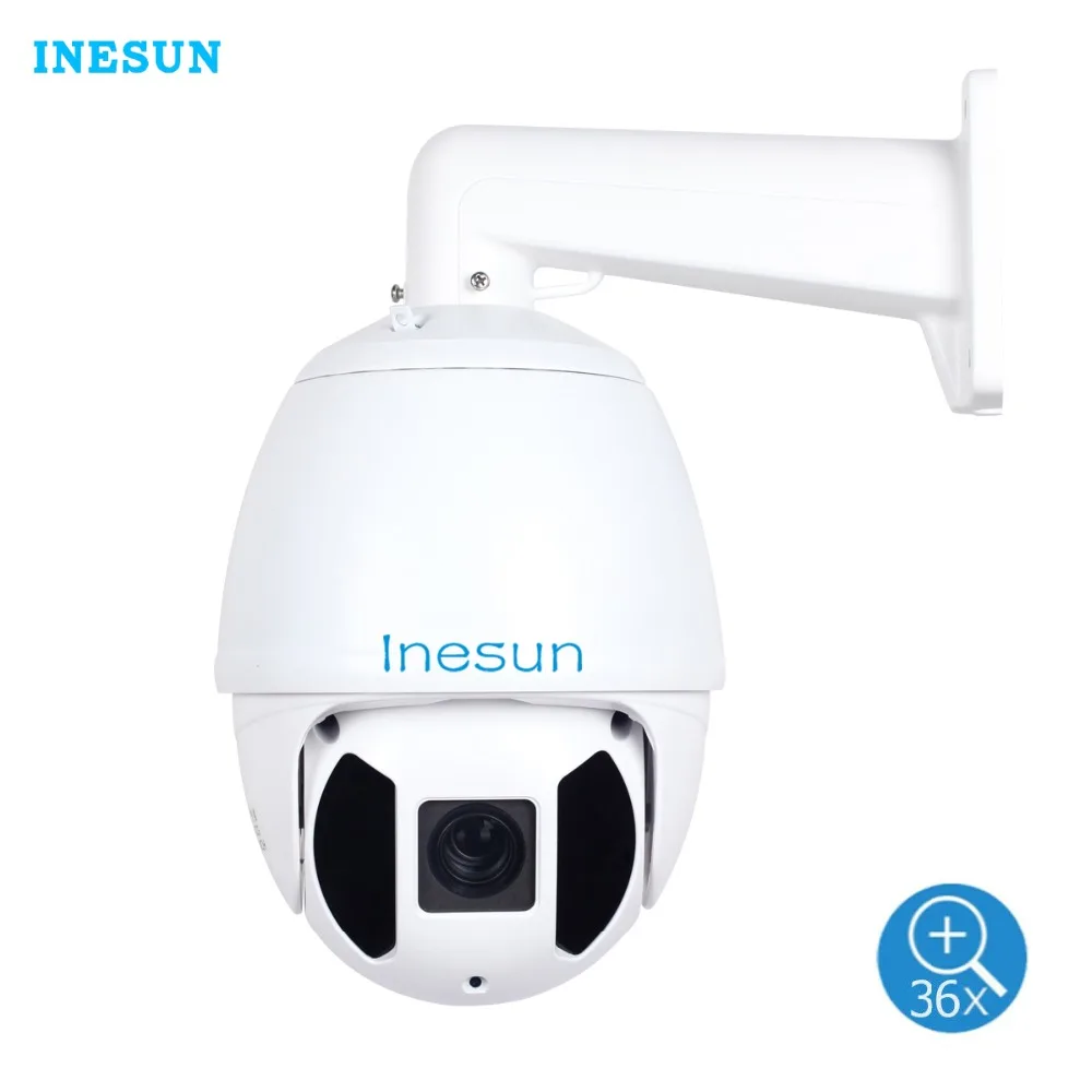 Фото Inesun наружная PTZ IP камера 36X оптический зум 7 дюймов 5MP супер HD 2592x1944 Inesun наружная PTZ IP камера 36X оптический зум 7 дюймов 5MP супер HD 2592x1944