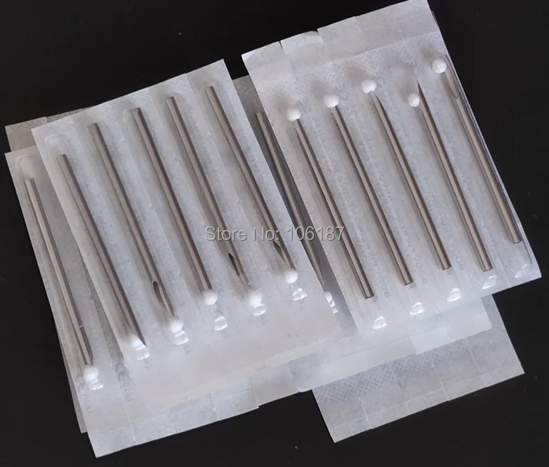 200Pcs1 6G/14G Одноразовые стерилизованные иглы для пирсинга медицинская Класс