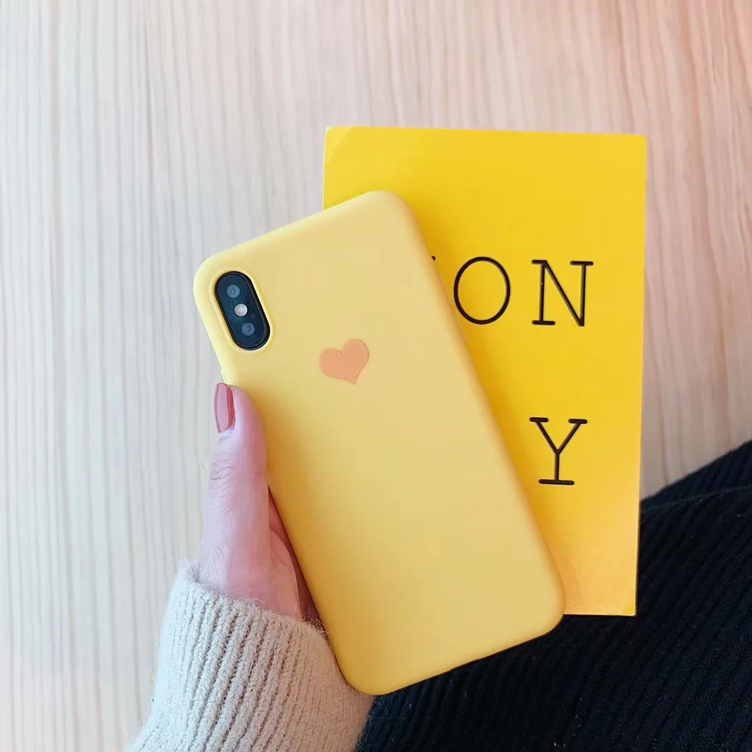 Love Soft Case for iphone XS MAX XR X 10 6 6s 7 8 Plus Fashion Silicone TPU Shock proof Matte Shell Cover |