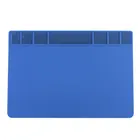 Термостойкий силиконовый коврик для пайки большого размера, магнитная настольная подкладка для ремонта телефона, Рабочая платформа для обслуживания телефона