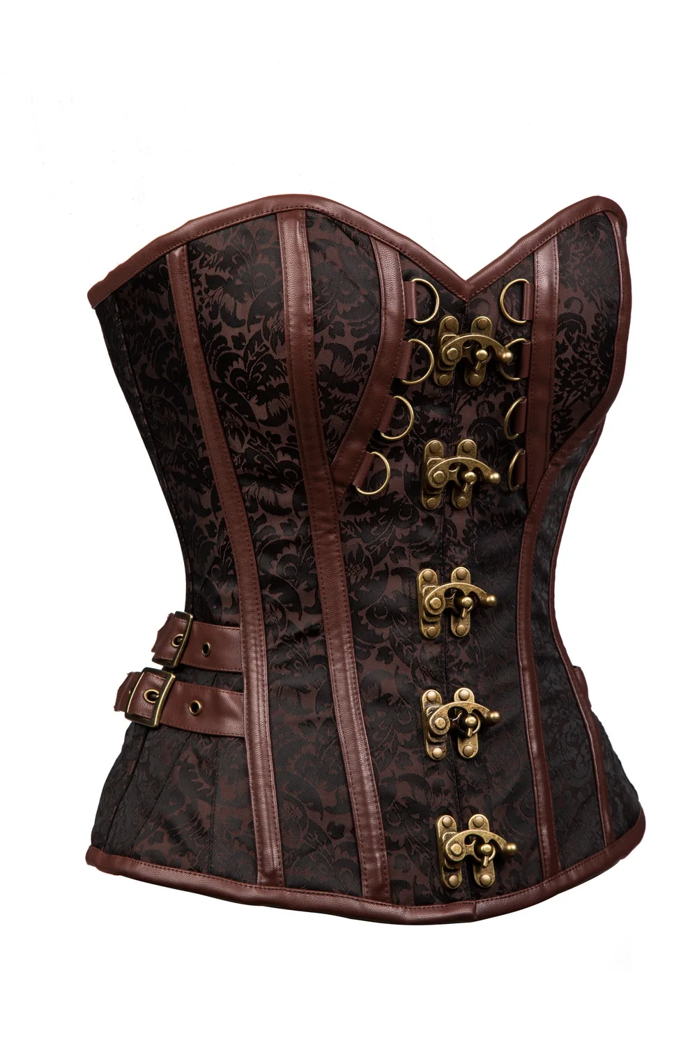 Стимпанк корсет лиф поясные корсеты и бюстье готичный панк женский стальной на