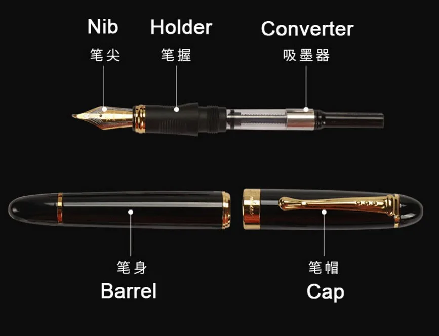 Ручка каллиграфическая Jinhao X450 с толстым корпусом и изгибом 1 0 мм|fountain pen|quality fountain