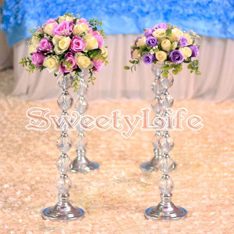 

61cm Acrylic Crystal Wedding Flower Stand Table Centerpiece