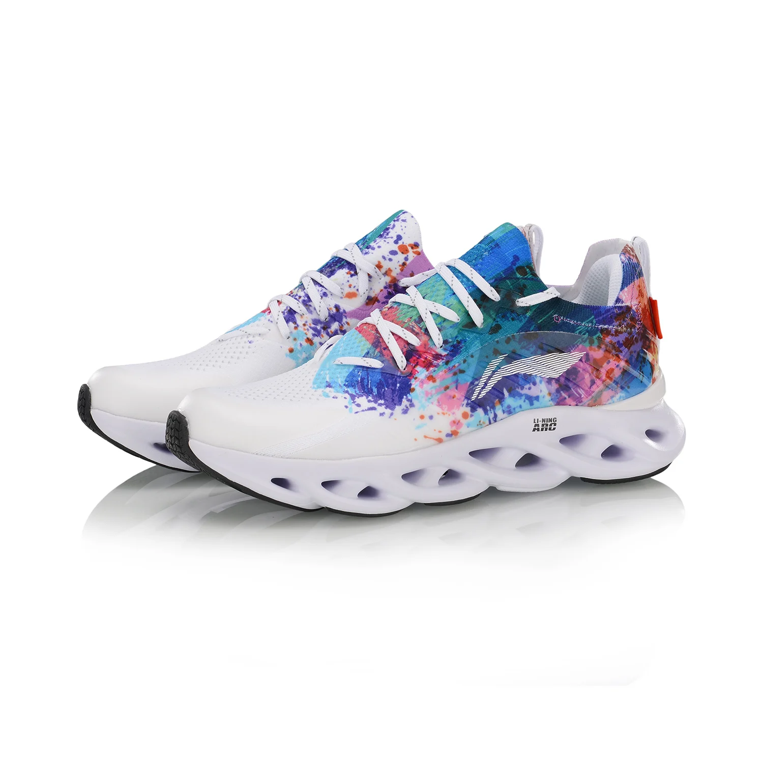 Li-Ning/женские кроссовки для бега на подушках; дышащие кроссовки с монолитной подкладкой; спортивная обувь; ARHP108 SJAS19