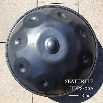 Concert (black) Новое поступление ручной барабан Handpan профессионального класса беззаботный воздушный духовой барабан инструмент стальной язык барабан для любителей музыки - Цвет: Concert (black)