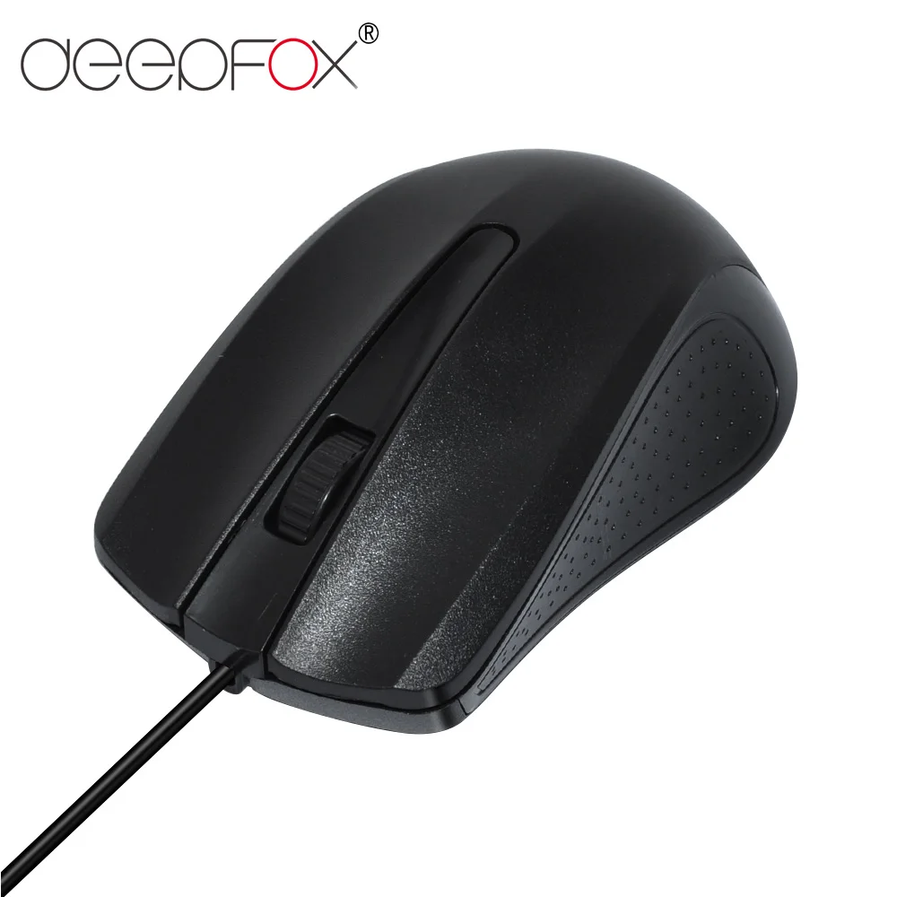 Deepfox Проводная игровая мышь 1600 точек/дюйм светодиодная оптическая USB