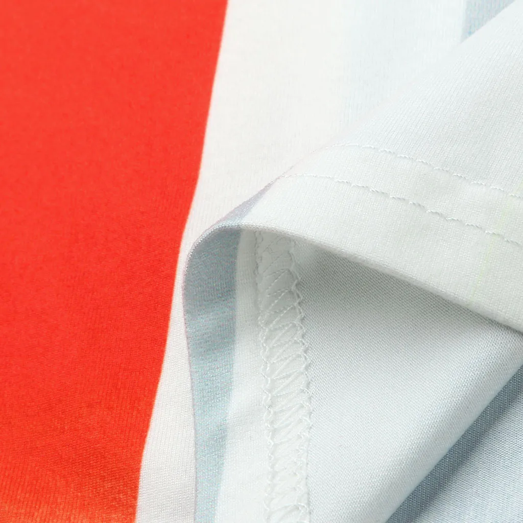 Для Женщин Половина рукава в полоску сексуальный глубокий v-образный вырез