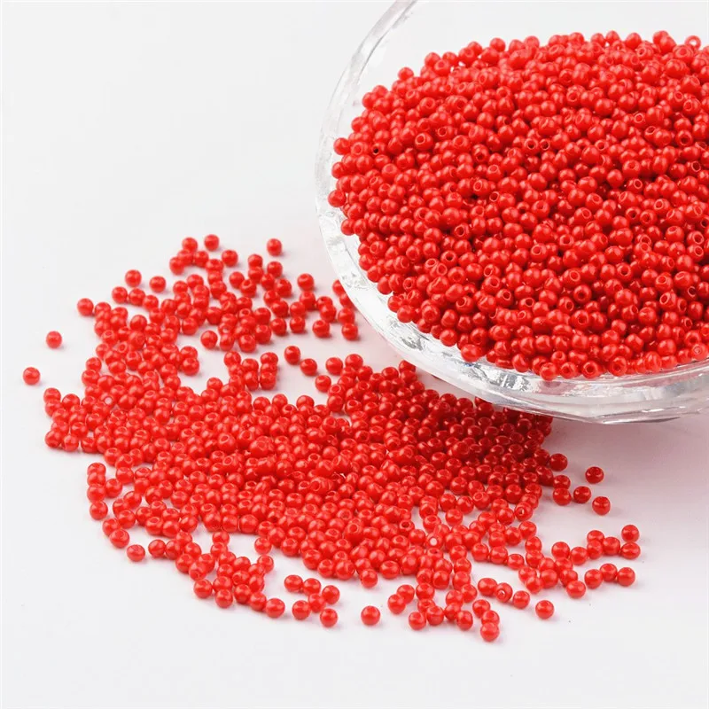 50 г 2x1 5 мм Непрозрачный Цвет круглый эмалированный 11/0 стекло Seed Spacer Бусины для