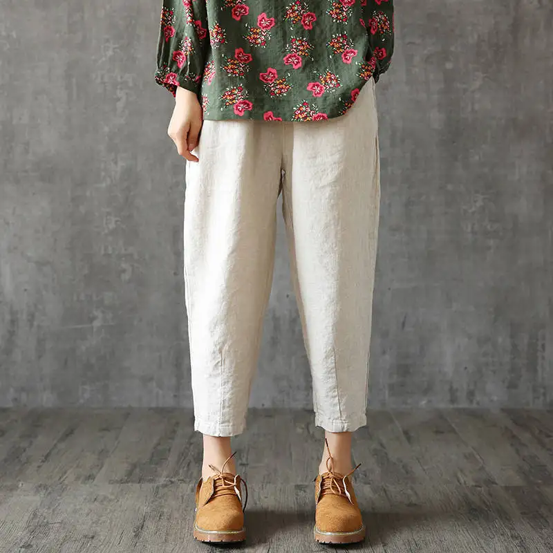 

Harem Pants Women 2019 Summer Autumn Pants Casual OL Pants High Waist Slim Work Pants streetwear Plus Size 4XL Trousers