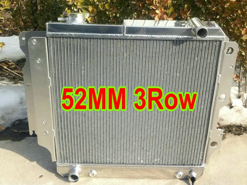Radiator Only Алюминий радиатора для Jeep Wrangler YJ TJ AMC I4 I6 двигателя 1987-2006 2,4/2,5/4,0/4.2L 148/150/242/258Cu AT/MT& кожух вентилятора - Цвет: Radiator Only