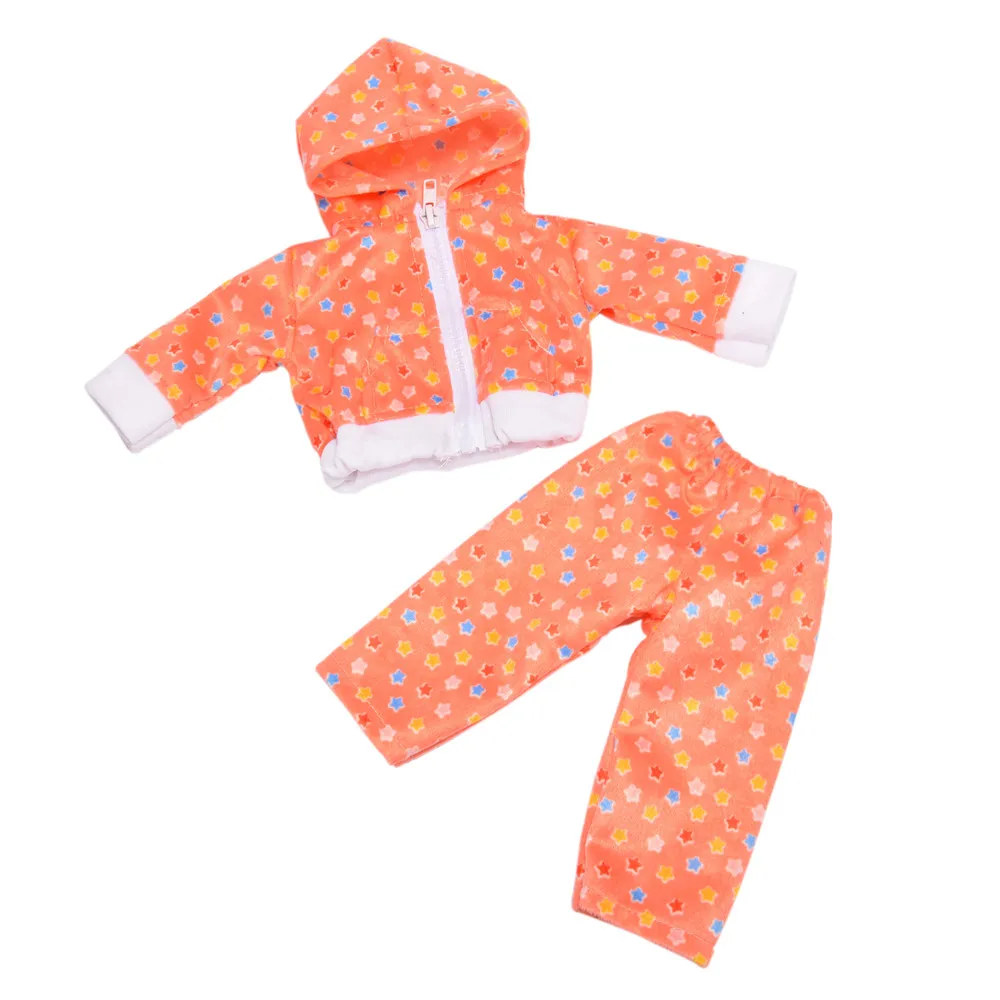 Милый мягкий спортивный костюм LUCKDOLL 18 дюймов американская кукла 43 см аксессуары