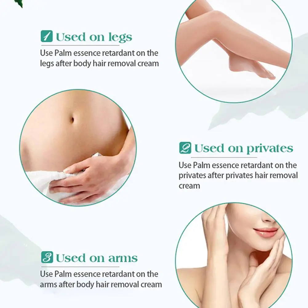Сыворотка для удаления волос крем депиляции Восстанавливающий жидкий ингибитор