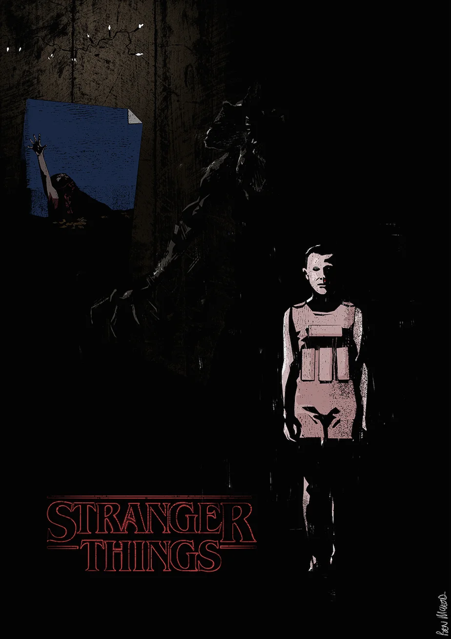 Stranger Things Sc-fi Propaganda Terror Poster Classic Retro Vintage Kraft Canvas DIY Wall Sticker Home Posters Decoration |