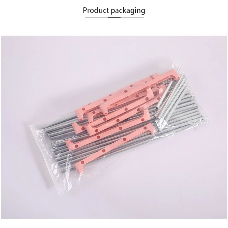 Многослойная труба для обуви легко установить Домашний Органайзер хранения