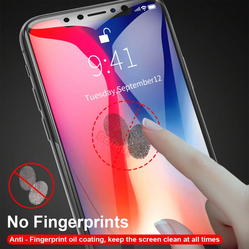 Защита экрана для iPhone XS Max XR X 8 7 6 S Plus Гидрогелевая пленка samsung S8 S7 Edge без защитного