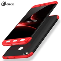 gkk luxury case for xiaomi redmi 4x case 360 full proction shockproof hard pc matte phone cover for redmi 4x case fundas coque