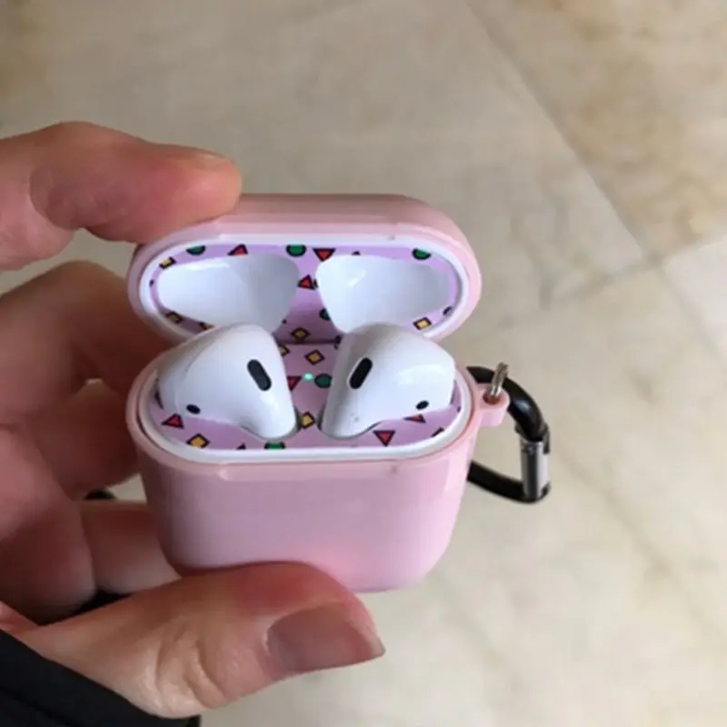 4 пары защитный стикер чехол кожа Пылезащитная защита от пыли для Apple Airpods наушники зарядная коробка#328