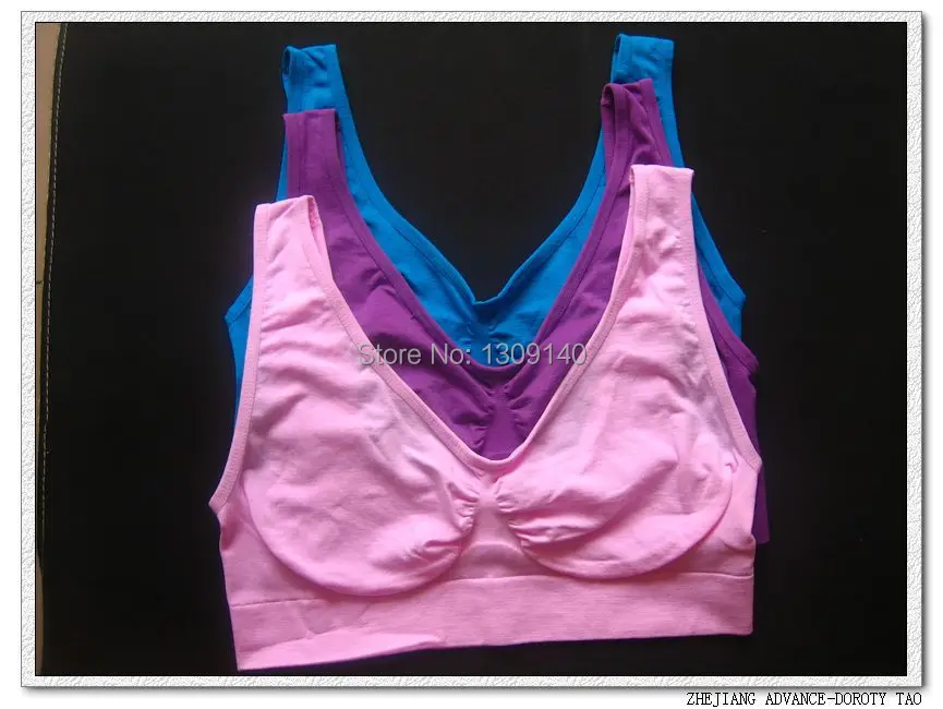 wholesale 100pcs ahh bra unlined women seamless bra genie bra without pads (opp bag packing)