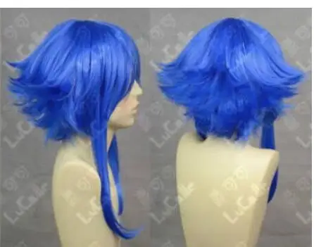 YU парик в конце улицы: Аватар-Вокалоид ГУМИ и Цвет версия синий Косплей вечерние