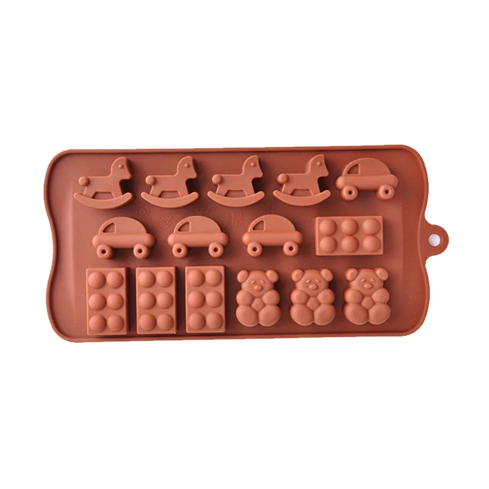 Конский автомобиль медведь обувь конфеты Желе помадка торт украшение Шоколад