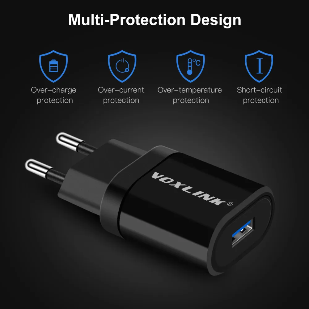 VOXLINK USB зарядное устройство 123 портов настенный для путешествий походная Зарядка